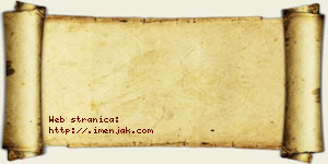 Danica Strinić vizit kartica